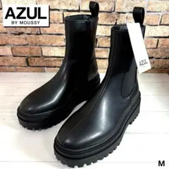 新品未使用■アズールバイマウジー■サイドゴアブーツ✨厚底 トラックソール ジップ