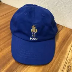 【美品】ポロラルフローレン ポロテディベア　キャップ ネイビー　キッズ