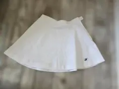 YONEX ホワイト プリーツスカート ウエスト61cm - メルカリ