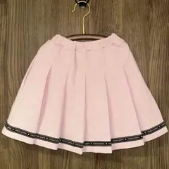 新品　メゾピアノ　ロゴラインスカパン　ピンク　130cm