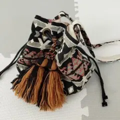 FREDY emue エスニック柄ショルダーバッグ