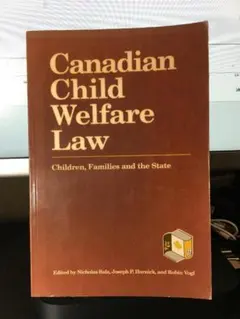 カナダの児童福祉法　洋書　Canadian Child Welfare Law