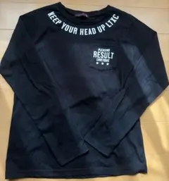 ラブトキシック 長袖Tシャツ 160 L ブラック ロンT ※全体に毛玉あり