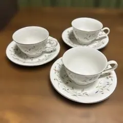K’s ティーカップ&ソーサー　3客セット