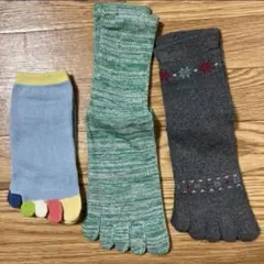 靴下 五本指ソックス レディース　23-25㎝　まとめ売り