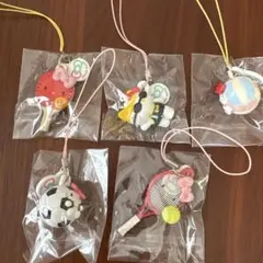 ハローキティ 目指せ!金メダル!スポーツ ストラップマスコット 5種