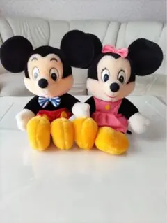 ミッキーマウス・ミニーマウス♡レトロ・レアぬいぐるみセット♡