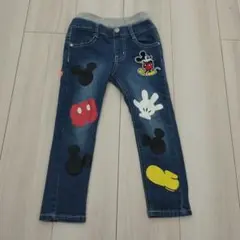 子供　ズボン　ジーンズ　ミッキー　ベビードール