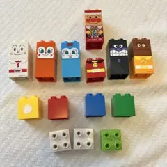 アンパンマンとおともだちブロックセット　アンパンマン　ブロック　知育