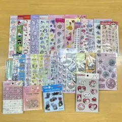 シール帳キャラクターシール まとめ 計３０点セット