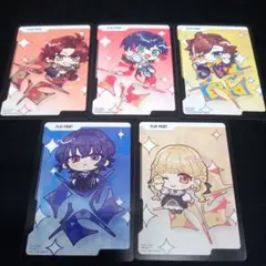 Xross Stars クロスタ7月プロモPRプレイポイント5種各1枚セット。のサムネイル