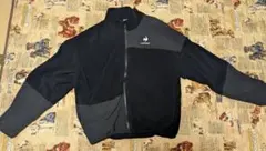 ルコックスポルティフ　メンズOフリースジャケットブラック