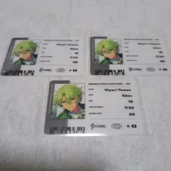 巴日和 TRIP アルバム特典 スクエア缶バッジ ID風カード セット あんスタ 巴日和 アルバム TRIP スクエア缶バッジ ID風カード 2点