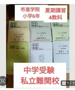 2026年最新】市進学院 テキスト 小6の人気アイテム - メルカリ