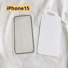 ❣️匿名❣️iPhone15 用 ガラスフィルム 全面保護