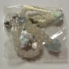 サンリオ シナモン シナモロール ストラップ ホワイトフリル バレエコア