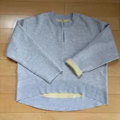 COLLAGEGALLARDAGALANTEスウェットライクラウンドヘムニット