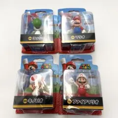 【国内正規品】スーパーマリオ フィギュア 4種セット ※パッケージ傷みあり