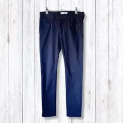 美品 GUメンズWONDER SHAPE ブラックウルトラストレッチスキニー