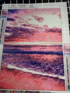 ダイヤモンドアートキット 風景画 F-WM1343 30x40cm