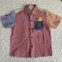 【美品】Miki House 半袖シャツ 110