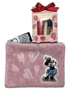 マリークワント×ディズニー ミニー×デイジー柄ポーチ ハンドケアセット