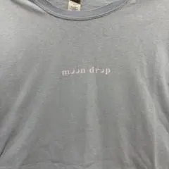 moon drop Tシャツ ライトブルー Lサイズ