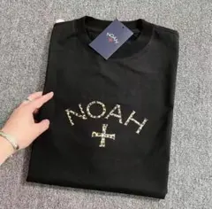 NOAH 半袖 Tシャツ レオパード柄 ロゴ2枚