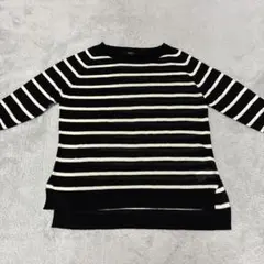AZUL by moussy ボーダー ニット