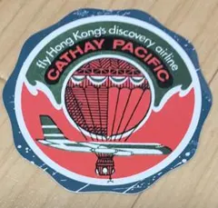 【非売品】キャセイパシフィック 航空　気球　ノベルティ　ステッカー