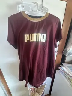 PUMA 半袖Tシャツ ワインレッドのサムネイル