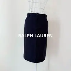 RALPH LAURENラルフローレン/シアサッカー タイトスカート　ネイビーのサムネイル