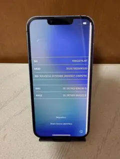 Apple iPhone13 128GB ブルー SIMフリー バッテリー新品