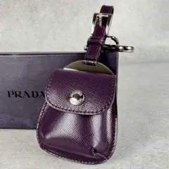 プラダ PRADA キーストラップ キーリング サフィアーノ・レザー - メルカリ