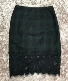 DHOLICチェック×レースタイトスカート☆GUNIQLOgapのサムネイル
