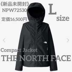 THE NORTH FACE コンパクトジャケット　ブラックL THE NORTH FACE/ザ・ノース・フェイス Compact Jacket コンパクト