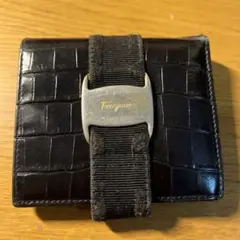 ブラック 折り財布