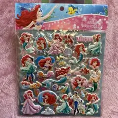 ディズニー アリエル ぷっくりシール 2枚セット プリンセス