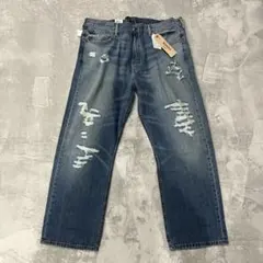 新品 リーバイス 569 ルーズストレート デニム W44 L32 ダメージ