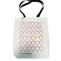 タリーズ リバーシブル トートバッグ エコバッグ ハート A4可