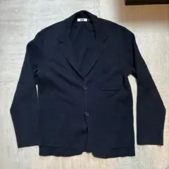 UNIQLO U ジャケット風ミラノリブカーディガン Sサイズ ネイビー
