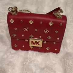 Michael Kors レッドショルダーバッグ