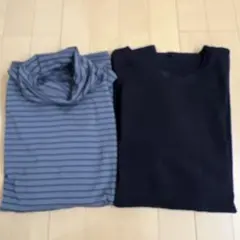 UNIQLO & しまむら 長袖インナー 2枚セット