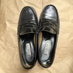 HARUTA ブラック ローファー 24.5EE