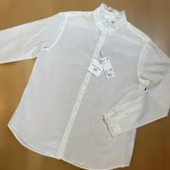 ユニクロINES DE LA FRESSANGE コットンフリルシャツXL 新品