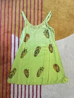 ノースリーブチュニック ライトグリーン