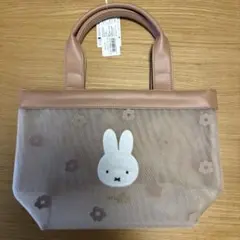 【新品未使用タグ付】ミッフィー メッシュミニトート チェリーフルール ベージュのサムネイル
