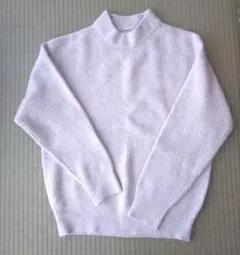 ユニクロ スフレヤーンニット ホワイト Mサイズ