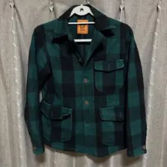 y022006 ARTYZ シャツジャケット　チェック柄　ボタン　ポケット　S