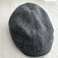 ベラフォンテ ウールヘリンボーン キャスケット GRAY x BLACK MIX